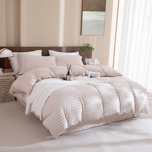 無印良品全棉针织棉四件套-摩登风尚 商品图1