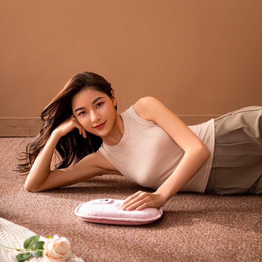 【国标充电式自动暖水袋】数显可调温热水袋  毛绒智能防爆  暖手宝 商品图3