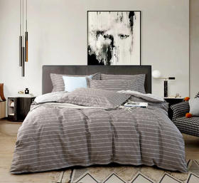 無印优品全棉斜纹四件套-古雅