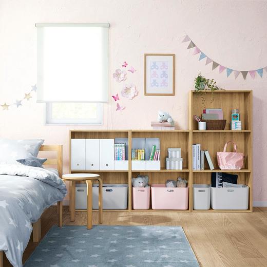 Nclick 收纳柜 2/3层 常规/宽 附加层板 白色/浅棕/中棕 商品图5