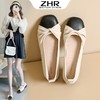 ZHR女鞋小香风浅口单鞋女ins百搭一脚蹬豆豆鞋时尚软底小皮鞋 商品缩略图0
