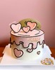 爱心桃二次元漫画风蛋糕 商品缩略图0
