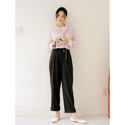 Even Vintage | 帅气百搭 原创设计休闲裤腰部褶皱九分灯笼工装裤 商品图1