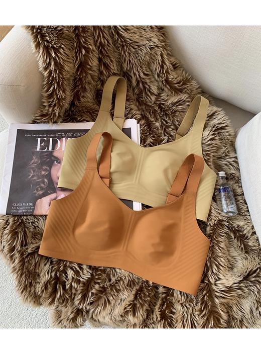 冰丝超薄面膜布凉感文胸特调可可（凉皮果冻款）文胸017 商品图1