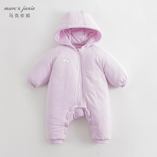 【保暖杜邦棉】马克珍妮冬装新款 男女宝宝婴儿连帽连体衣231175 商品图0