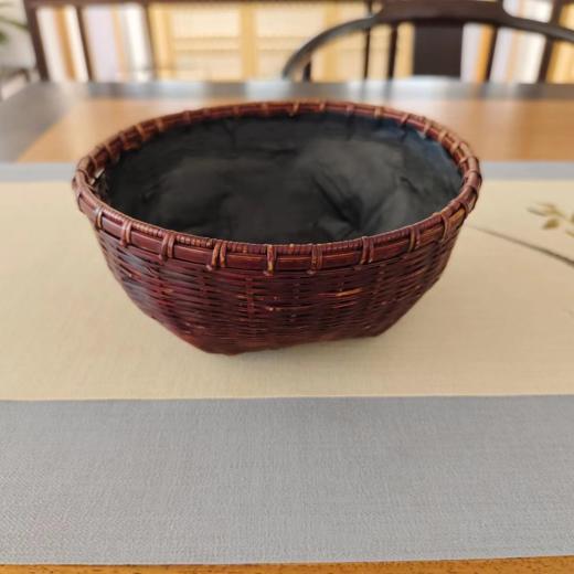 复古竹编碳篓收纳筐 商品图0