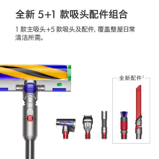 DYSON戴森 V12 Detect Slim Fluffy轻量吸尘器【2022年款】 商品图3