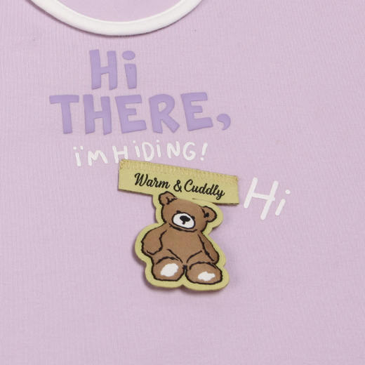 都市丽人40支CVC双面女士棉质薄款长袖长裤类家居服套装LH32L6 商品图5