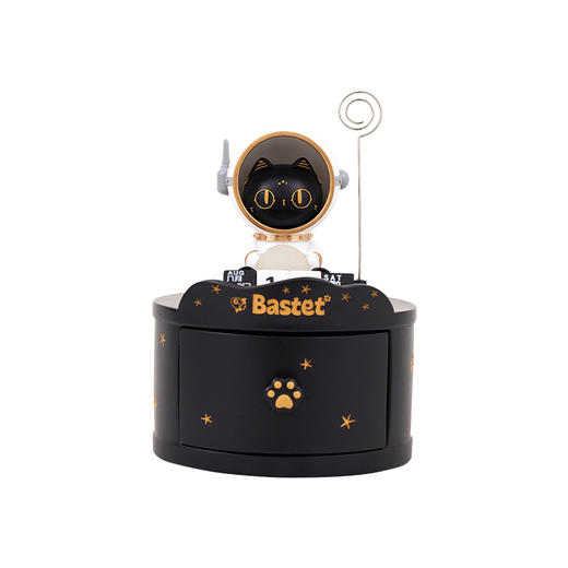 大英博物馆盖亚·安德森猫和她的朋友们系列 太空猫手机支架日历便签夹摆件 商品图4