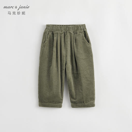 马克珍妮秋装新款 男女童泡泡灯芯绒纯棉休闲萝卜裤232017
 商品图2