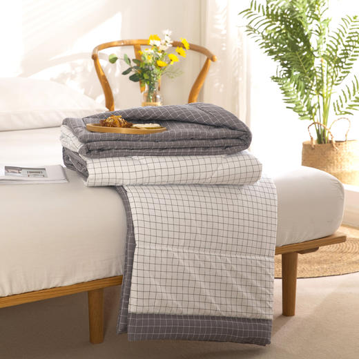 無印良品洛卡棉简约夏被 商品图2