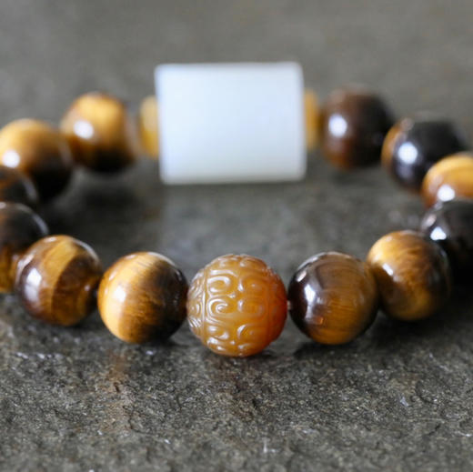 和田玉（羊脂白玉）路路通手串18.91g 商品图4