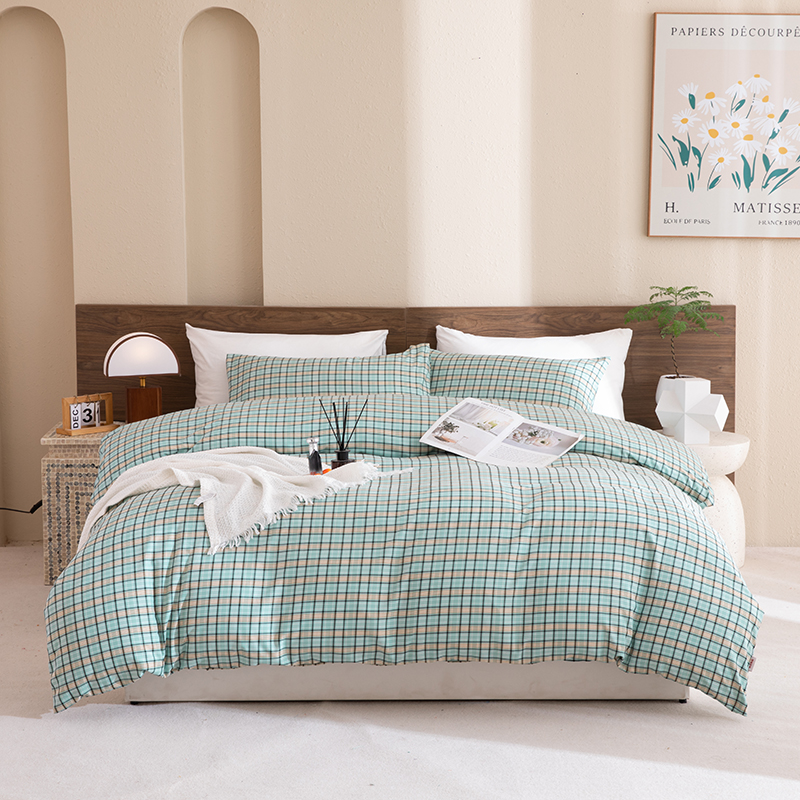 無印良品臻品磨毛四件套-慢调时光