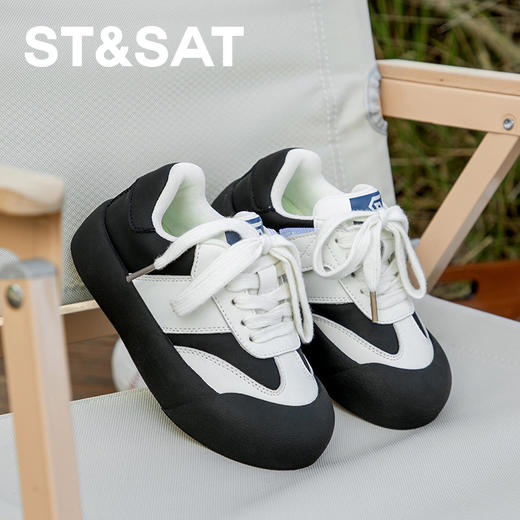 【童鞋】星期六复古阿甘鞋百搭平底板鞋童鞋SS33192L57 商品图3