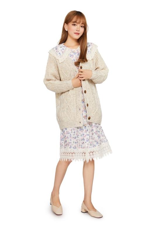 Monki 纹理厚针织开衫外套 9628 商品图1