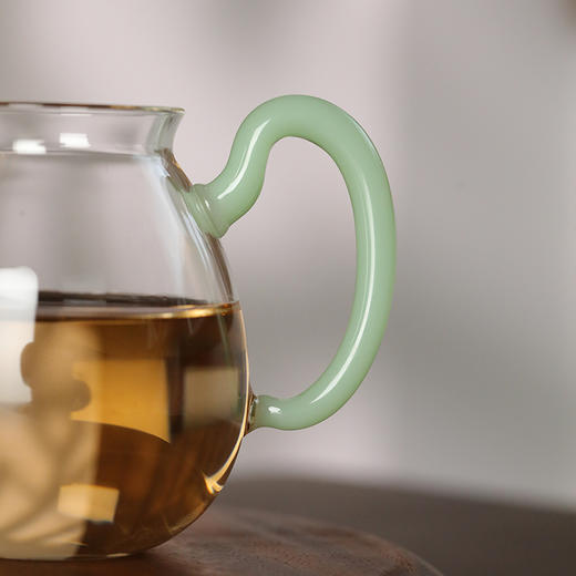 禾器晶彩·清悦茶海 高硼硅 玻璃公道杯 建议容量：300ml 商品图3