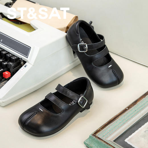 【童鞋】星期六一字扣玛丽珍软底小皮鞋童鞋SS33131L41 商品图7