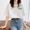 【白色内搭，纯棉亲肤】夏日燥热，穿上一件纯棉短袖，仿佛有一股清凉之风吹拂。白色内搭韩版设计，宽松半袖上衣ins潮，让你在人群中脱颖而出。不再沉闷，不再无聊，只有荒诞的快感！ 商品缩略图3