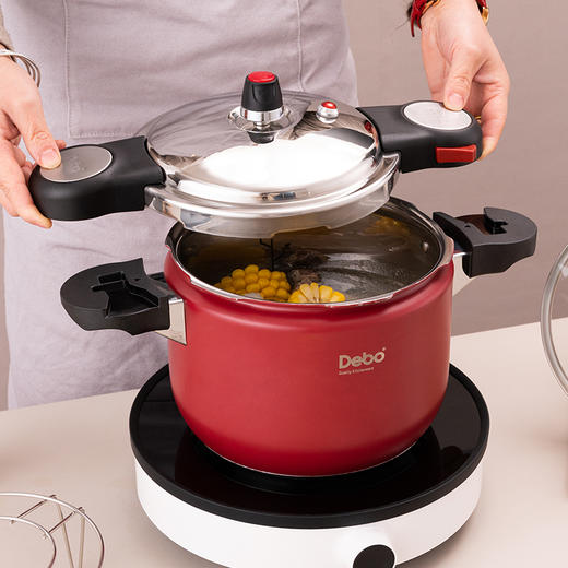 debo德铂罗德尔304不锈钢高压锅4L 商品图2