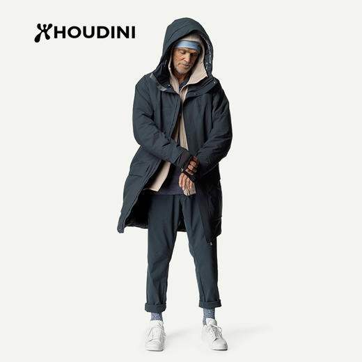 HOUDINI胡丁尼 Fall in Parka 立秋 男款保暖棉服带帽大衣外套248514 商品图6