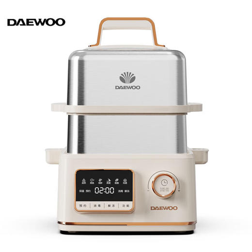 【韩国大宇不锈钢电蒸锅】蒸炖一体多功能家用三层多层大容量蒸汽锅电蒸箱 商品图0