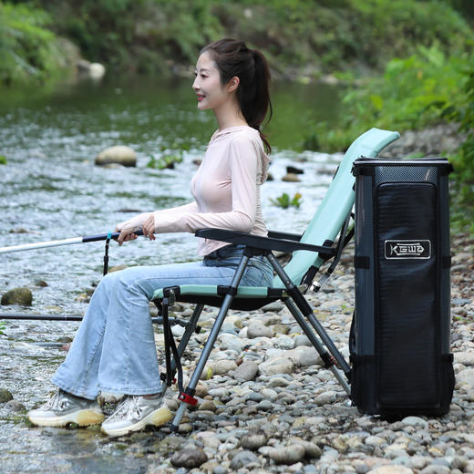 空钩悟道全折叠大钓椅 户外全地形新款便携钓鱼椅可躺式欧式钓凳 商品图4