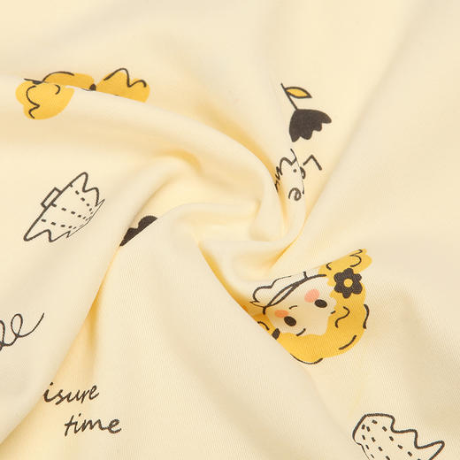 都市丽人好睡好眠女士睡衣40支CVC双面棉质薄款长袖长裤类家居服套装LH31G4 商品图3