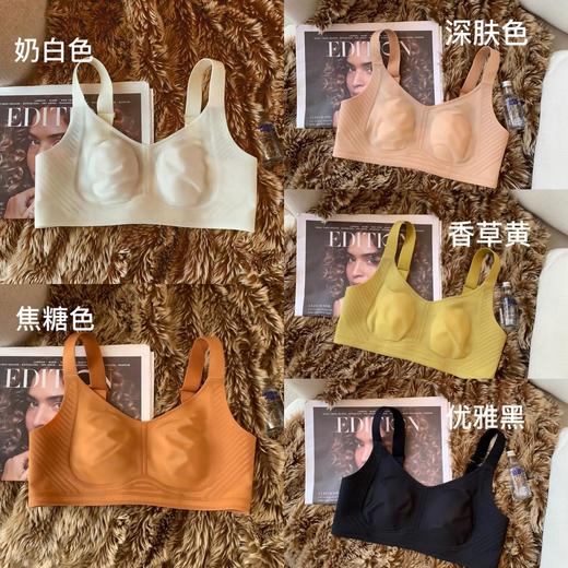 冰丝超薄面膜布凉感文胸特调可可（凉皮果冻款）文胸017 商品图2