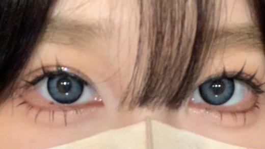 【平价日抛美瞳】失魂无人区 Woolilens |大直径14.4mm 着色13.9mm 【同品牌多盒美瞳更划算，选款色板在详情页内】，蓝色混血日抛美瞳，基弧8.7 含水50％ 商品图7