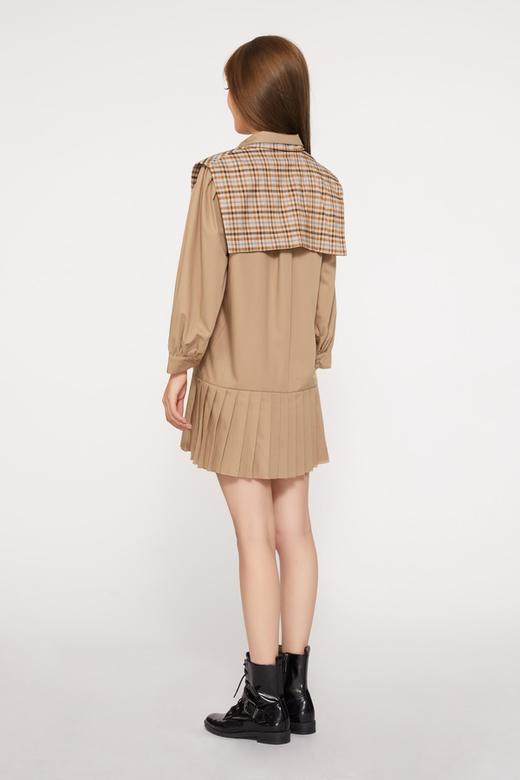 Stay2Weeks 格纹披肩百褶衬衫裙套装 9538 商品图2