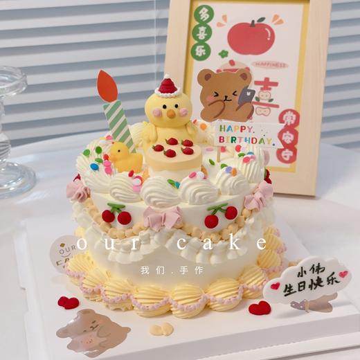 立体小动物复古蛋糕-低糖处理无添加 商品图2