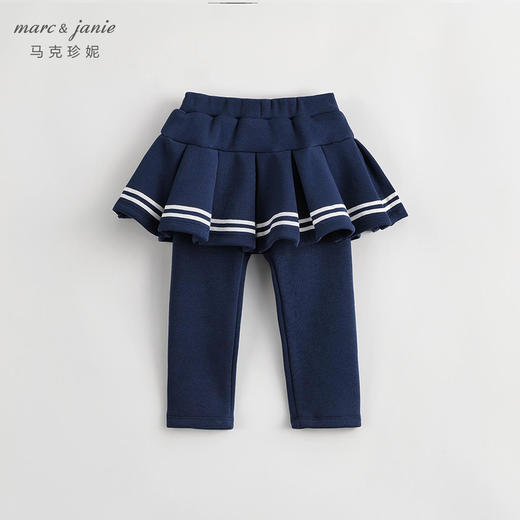 【学院风】马克珍妮秋装新款女童假两件弹力加绒裙裤打底裤231502
 商品图1