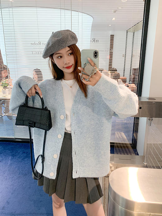 <曾小咸推荐>现货秒杀 ！微信超特价！2色毛织开衫 日常189.99 立减90 秒杀99.99！！ 商品图6