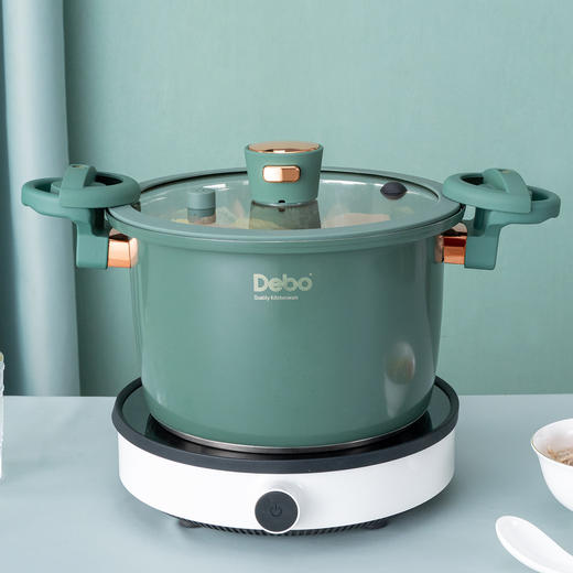 debo德铂墨菲特304不锈钢微压锅 商品图1