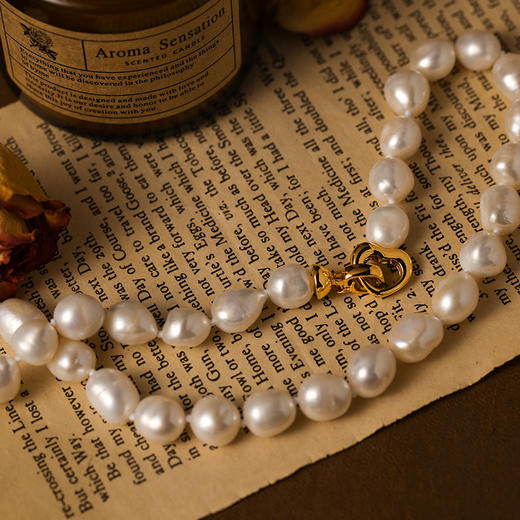 Manreya玛芮雅“维纳斯女神”巴洛克珍珠项链法式浪漫小众轻奢 商品图6