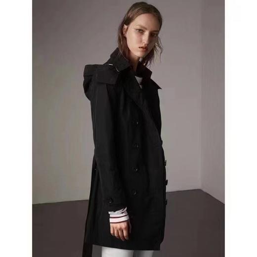 仅1件 到手价3680  Burberry/博柏利 女士连帽风衣 刘涛同款 美国代购，无中文标签，介意慎拍 商品图4