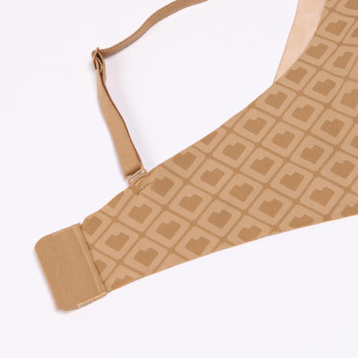 都市丽人Vbra泳布零感内衣薄款3/4杯无钢圈三排扣LB367N 商品图8