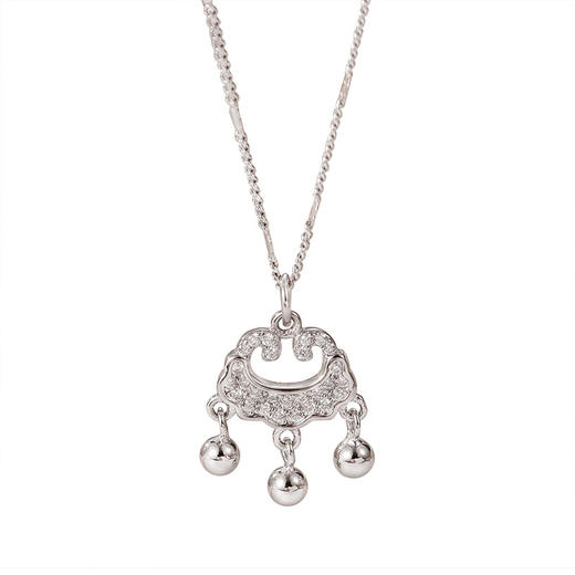 【吉祥平安锁】S925银项链【JHY-N001269B】 商品图3