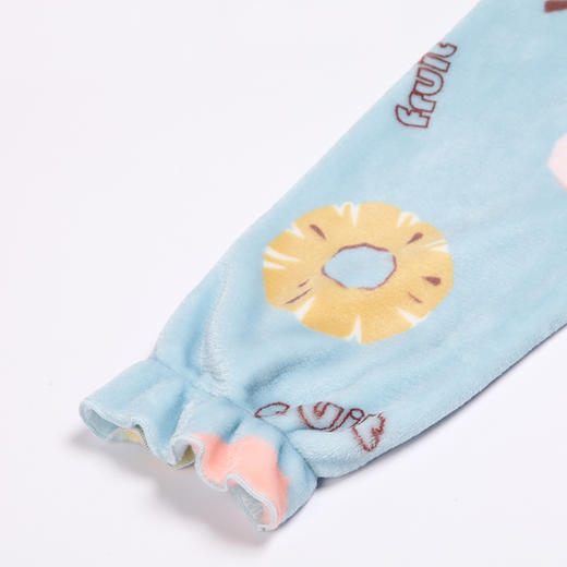 都市丽人眯雅佳女士双面法兰绒睡裙厚款长袖裙LH36F9 商品图5