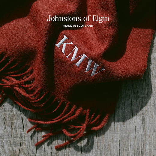 Johnstons of Elgin经典纯羊绒披肩 纯色 商品图6