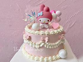 网红美乐蒂-鲜果奶油蛋糕