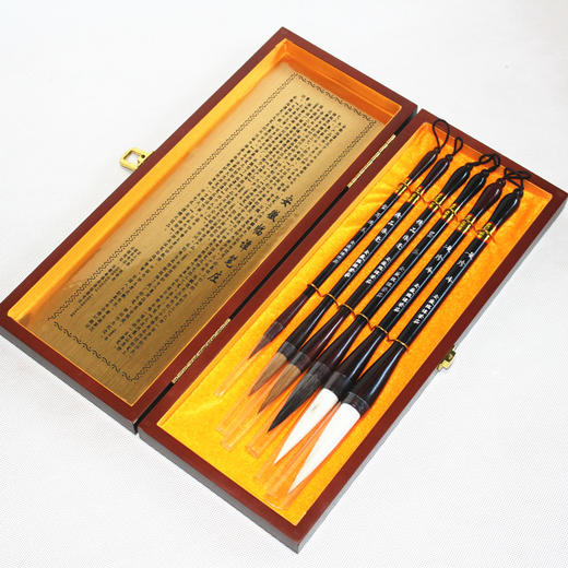 临泉特产临潭笔庄兼毫毛笔三只礼盒装 商品图4