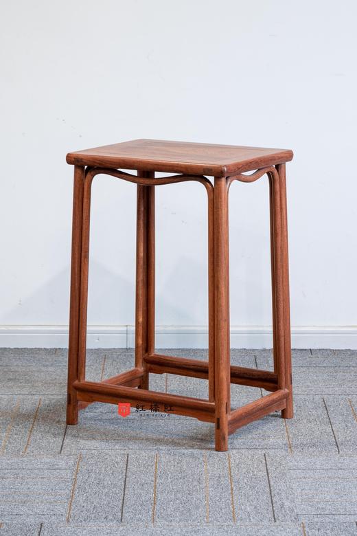 红桥红 家具严选  缅甸花梨(大果紫檀） 【藤面 安思远 藤条垂手 圈椅 三件套】 商品图8