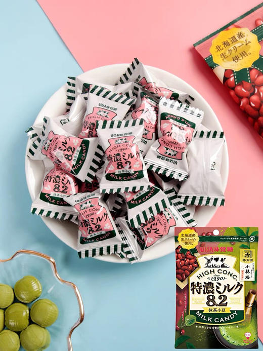 悠哈特浓8.2糖红豆抹茶味 商品图3