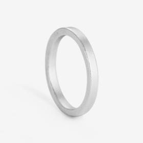 订购12周到｜TORAFU-SQUARE-纤细款（2mm） 24K黄金镀银 戒指 （单只）［日本设计师］