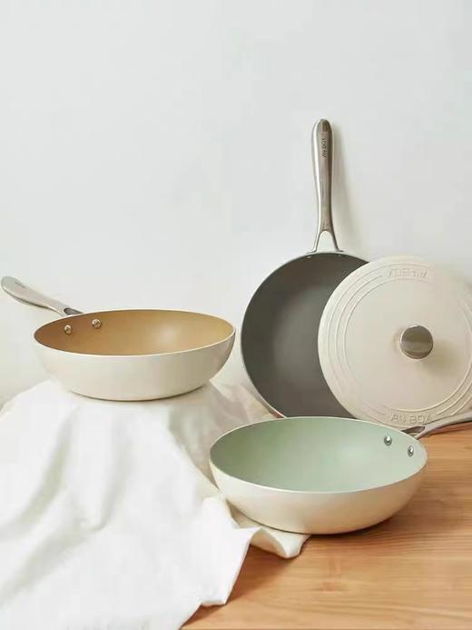 适盒炒锅家用炒菜不粘锅焖炖小炒锅电磁炉专用燃气灶适用平底锅具大勺 商品图1