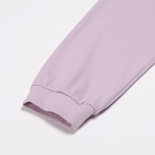 都市丽人40支CVC双面女士棉质薄款长袖长裤类家居服套装LH32L6 商品图6