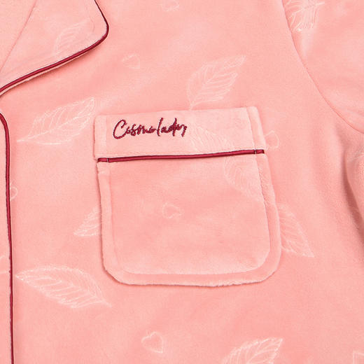 都市丽人好睡好眠女士睡衣双面法兰绒厚款长袖长裤类家居服套装LH32L9 商品图5