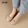ZHR女鞋小香风浅口单鞋女ins百搭一脚蹬豆豆鞋时尚软底小皮鞋 商品缩略图7