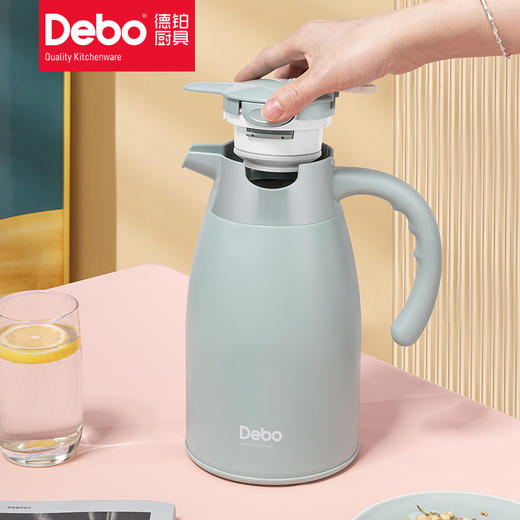 Debo德铂欧文304不锈钢保温水壶 商品图3